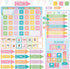 Pastel Crayon Calendar Bulletin Board Set Pastel Crayon Classroom Cutouts Decoration with