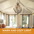 E12 T6 Bulbs, Dimmable 4.5W 40W 2700K Bulb, Bulb 500lm, 12pack TJOY Candelabra LED Equivalent Soft Warm White, Small