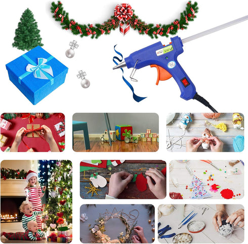 Set, 20 Glue Gun and Sticks Hot Melt Glue Gun Mini for Crafts with Pcs Glue Sticks, Small Hot Glue Guns with Hardshell