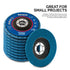 NEIKO 11116A 10 Pack 4-1/2" Zirconia Flap Discs, 40 Grit Flapper Wheel for Angle Grinder, 7/8" Arbor