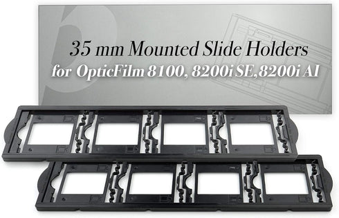 plustek 2 x 35 mm Mounted Slide Holders (Positive), for OpticFilm 72~83 Series