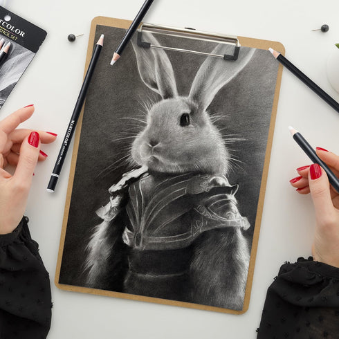 Professional Eraser Pencil Set, 6pc Eraser Pencils and 2pc Sharpener for Sketching and Charcoal Drawings