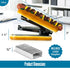 Hot Dog Stapler with 1000 Staples, Cute & Novelty Desk Accessories for Office Gags and Supplies