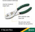 SATA 6-Inch Slip-Joint Pliers, Chrome Vanadium Steel Body, with Green Handles and Rivet Joint Assembly - ST70511ST by SATA