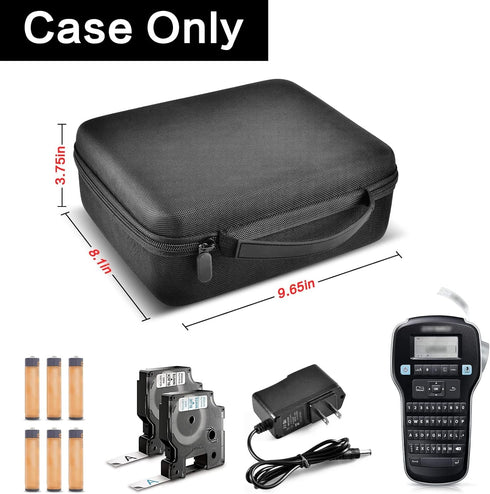 Case Compatible with DYMO Label Maker LabelManager 160/280, Portable Label Printer Storage Organizer, Gray