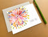 Palmer Street Press Thank You Cards, Watercolor Flower Burst Design (8 Cards + 8 Envelopes) - Blank Inside