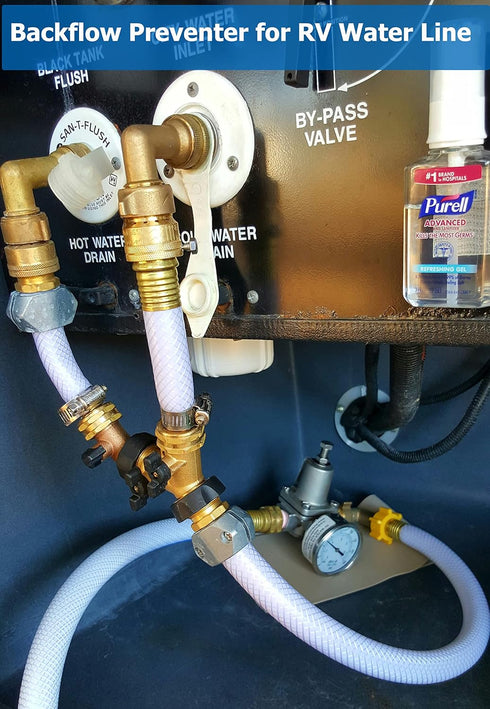 3/4 Inch Spigot,Sprinkler,RV,Anti-Siphon,10 Packs WHK Hose Bib Backflow Preventer Vacuum Breaker,Garden Hose Check