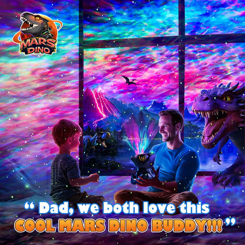 Staryou 22 5.3 196Color Dinosaur Baby Sound Machine Night Light Projector, White Noise Machine Baby Bluetooth Speaker