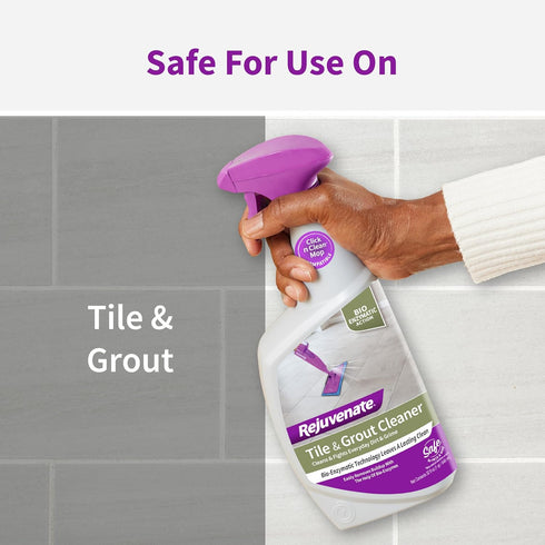(32oz) Rejuvenate Bio-Enzymatic Scrub Free Tile and Grout Cleaner Lightens and Brightens Every Time