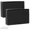 2-Pack Black RV Exterior Power Outlet Cover Plate, Weatherproof Seal for GFI/GFCI Receptacles