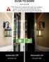 Bulbs ST58(ST19), 2700K, 6.5W=60W, Non-Dimmable Bulb Garden,750LM, E26, 4-Pack Qualilux Dusk to Dawn Edison Light Soft