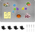 Magnetic Board 17.1" x 11.8" for Magnets and Bulletin Board, Suitable for Wall, Refrigerator, Cabinet, Easy Hanging
