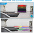 SUPEASY Fan Shaped Desk File Organizer - 6 Compartments for Filing Paper Bills, Letters, Desk Accessories for