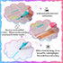Zhehao 100 Pcs Erasable Highlighters, Double Head Smooth Writing Highlighters, Assorted Colors, No Bleeding School