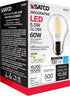 Satco 21221-5.5G16.5/LED/CL/930/120V/E26 G16 Globe LED Light Bulb