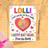 Moonlit93 Lolli - I Can't Wait For Our First Cuddle Happy Birthday From The Bump! Card - Ideas Birthday Card For Lolli