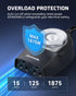 1 Pack 24-Hour Programmable 2 15A 1/2HP DEWENWILS Mechanical Light Timer for Outdoor Lighting, Plug in Timers, Heavy