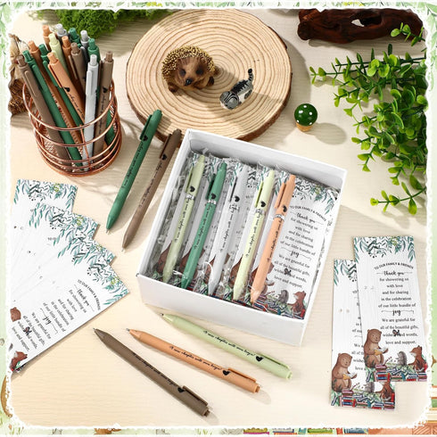 50 Set Engrowtic A New Chapter Will Soon Begin Baby Shower Gifts Pens for Guest Storybook Baby Shower Party Favors