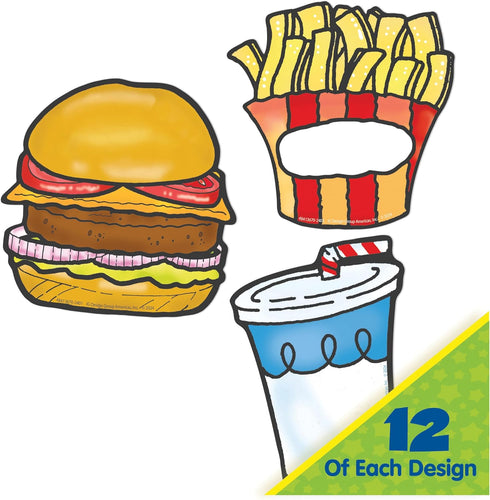 Eureka Fast Food Beef Up Your Writing Classroom Bulletin Board Set, 37 Pieces for Teachers