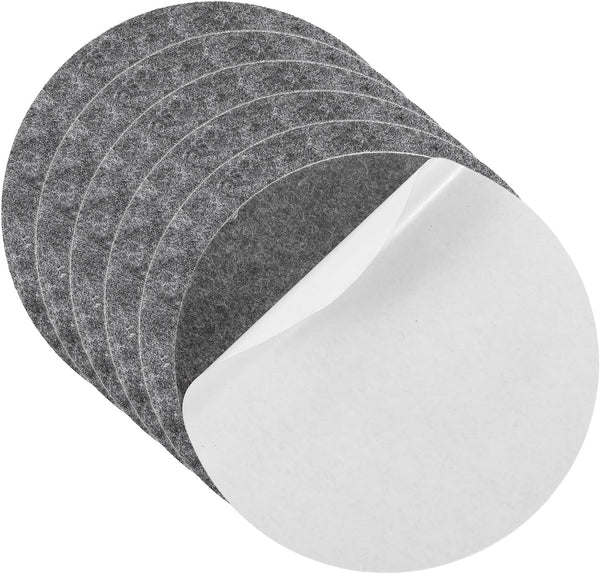 uxcell 6Pcs Lamp Base Felt, 5.5 Inch Dia 2mm Thick Adhesive Round