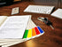 ChromaLabel 1 x 3 Inch Permanent Color Code Rectangle Labels, 150 Stickers per Pack, Dark Blue