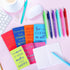 Funrous 32 Pcs Motivational Quote Pens - Inspirational Notepads Mini Journal with Ballpoint Pen, Gift Set for Students