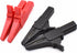 10Pcs 1000V 32A Heavy Duty Full Insulated Automotive Car Battery Alligator Clips Electrical Test Clips with 4mm Banana Jack Socket for Multimeter Test Leads