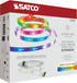 S11264 3-Foot 8 3000K-6500K, 800 Satco Starfish Indoor Extension WiFi Smart LED Color-Changing Tape Light Extension