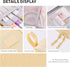 CICIMELON Durable Pen Pencil Case, Big Storage Pen Pouch Bag for School Supplies, College Teen Girls Adults, Beige