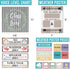 Hadley Designs Farmhouse Classroom Calendar Set, Bulletin Board Sets for Teachers, Classroom Decor