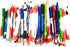Wholesale Lot of 100 Misprint Ink Pens, Mixed Ball Point Plastic Retractable Pens