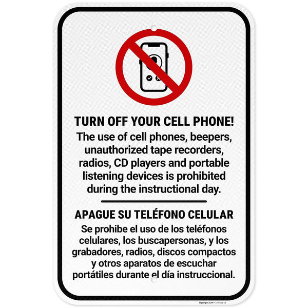 Turn Off Your Cell Phone The use of Cell Phones beepers Unauthorized