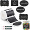 Mantah 200pcs Multiple Shapes Chalkboard Labels with 2 White Chalk Markers, Reusable Waterproof Jar Labels for Storage