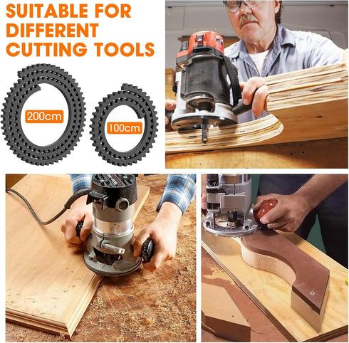 39Inch) Flexible Router Edge Guide,Router Templates for Woodworking,Flexible Curve Template for Precise Thread Border