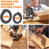 39Inch) Flexible Router Edge Guide,Router Templates for Woodworking,Flexible Curve Template for Precise Thread Border