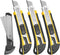 DOWELL Utility Knife Box Cutter - Retractable Heavy Duty Snap Off with Extra Blades (3PCS)