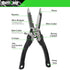 HURRICANE 6-in-1 Wire Stripper Tool, Wire Strippers, Crimping Tool, Wire Cutter Stripping Tool, Multifunctional Electrical Pliers for Cable Stripper, Wire Crimper(8-18 AWG Solid, 10-20 AWG Stranded) by HURRICANE