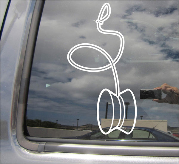 Right Now Decals Yoyo Yo-Yo - Toy Hobby Looping Off-String Freehand - Cars Trucks Moped
