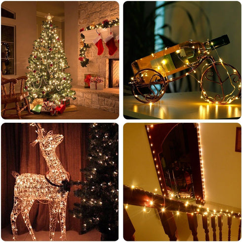Generic 2 Pack 20 78 Inch Fairy String Lights for Indoor & Outdoor, Decorative LED with Battery Case Waterproof LEDs