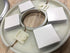 4 Pcs Wall Split Flange, ABS Round Self-Adhesive Escutcheon Plate for 2.5"/64mm in Silver