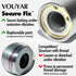 1/2" Full-Metal Copper Pipe Cleaner, Tube Cleaning Brush for Drill with Replaceable Brushes for Professional Plumbers