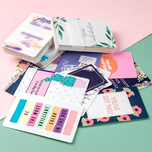 Mr. Pen Encouragement Cards - 100 Pcs Inspirational & Motivational Quotes, Kindness Cards