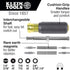 Klein Tools 32500MAG Magnetic Multi-Bit Screwdriver / Nut Driver, 11-in-1 Multi Tool with 8 Bits, 3 Nut Driver Sizes, Cushion Grip Handle by Klein Tools