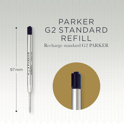 Parker Quinkflow Ballpoint Pen Ink Refill - Medium Tip, Black