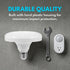 E27 Bulbs, Bulbs 24W 220V 4.7 inch, E27/26 (1 Pack) DOITOOL UFO Garage Light LED Light Equivalent Efficient, Standard