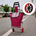 Shopping Cart Caster Wheels Replacement Parts for Grocery Trolleys Easy Installation Quiet Rolling Design Pu Material