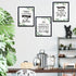 Epakh 13 Pcs Eucalyptus Bulletin Board Posters, Motivational Green Inspirational Quote Set for Classroom Decor