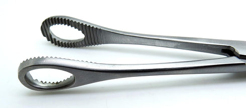 Premium Instruments 9.5" Foerster Sponge Forceps Straight Serrated Surgical Holding Veterinary Instruments