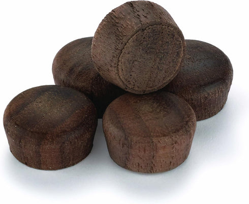Cindoco Walnut Round Head Screw Hole Plug 3/8" 15 Pack