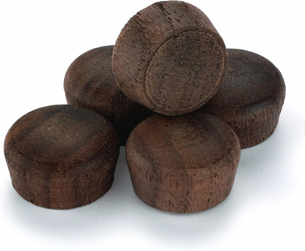 Cindoco Walnut Round Head Screw Hole Plug 3/8" 15 Pack